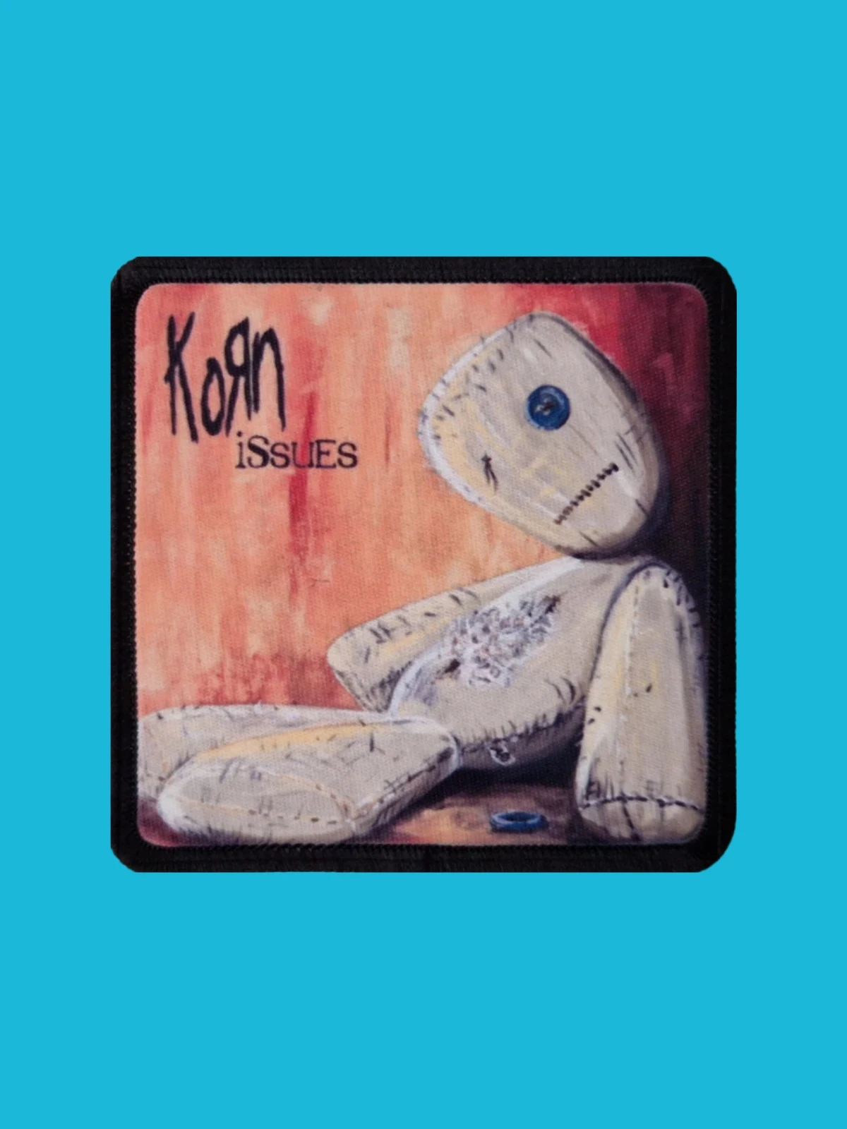 Patch Korn - Issues (Puppet version) - Imprimé - Carré de 7,5 x 7,5 centimètres